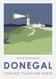 Modern Eire - Large A2 Poster Fanad Lighthouse