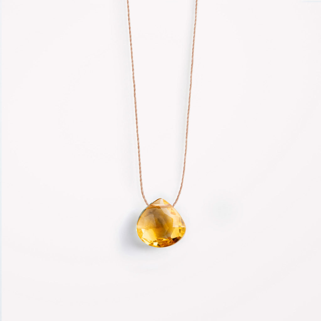 Wanderlustlife// Fine Cord Gemstone Necklace